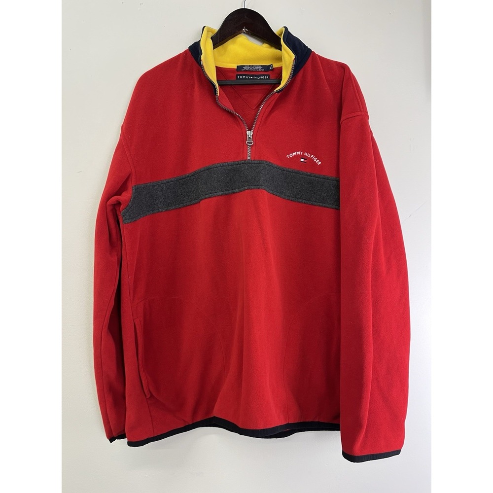 Vintage Y2K Tommy Hilfiger Fleece Jacket XL
